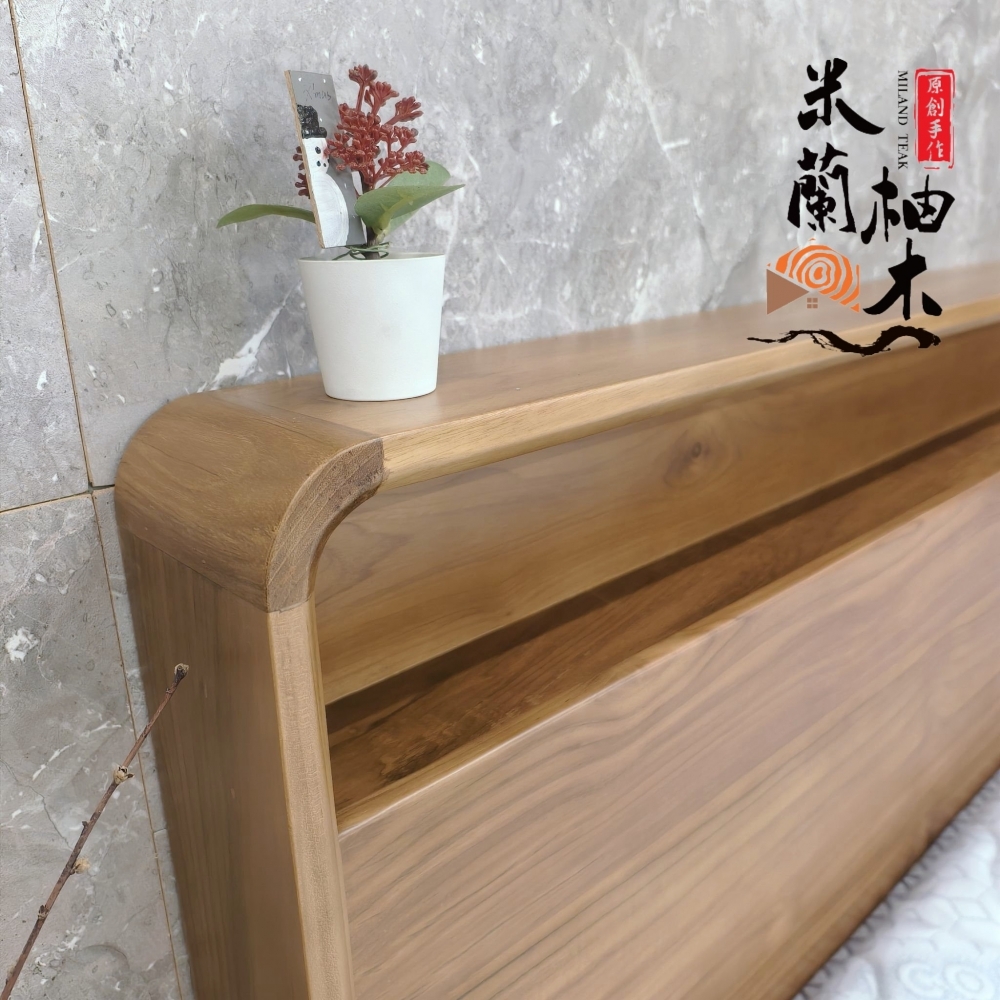 全柚木玥眠柚木床架 (Yuemian Teak Bed Frame)-6尺