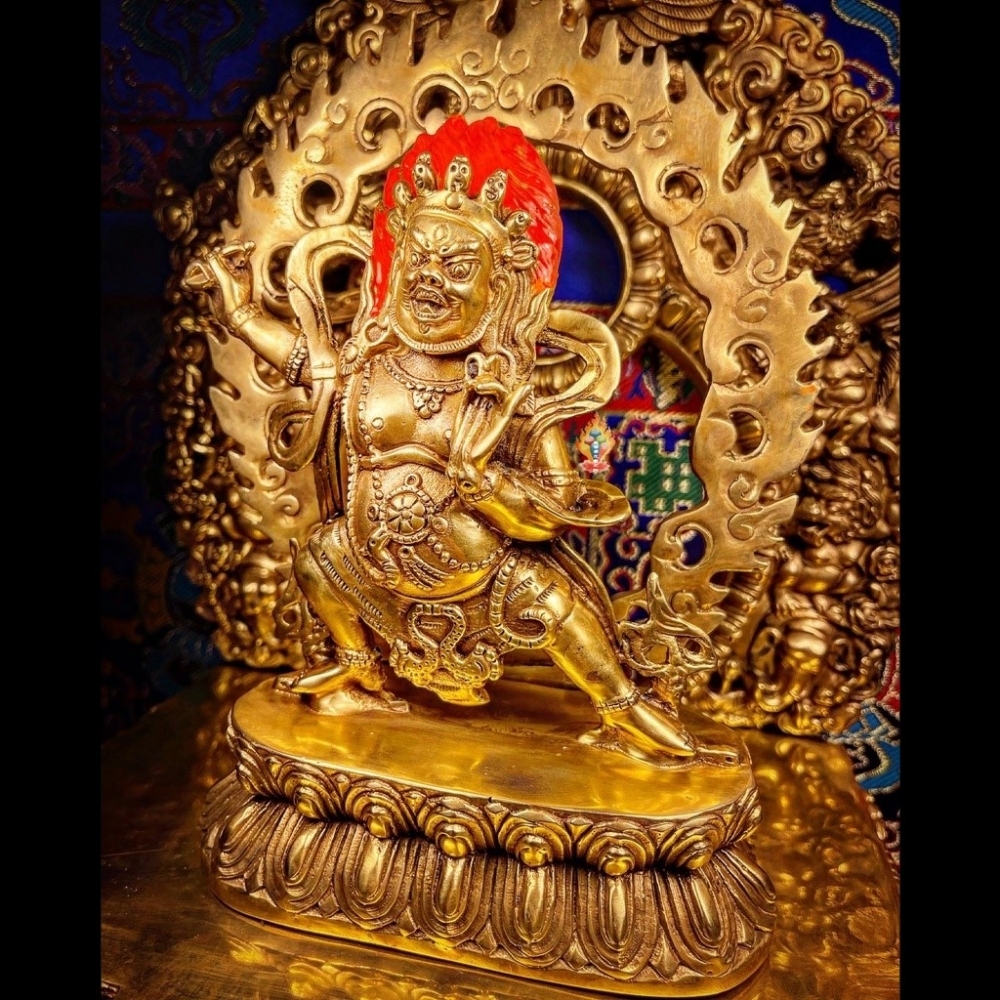 藏密大力威猛尊”伏魔金剛手菩薩””莊嚴精銅佛像-藏傳摩尼寶佛教 藏密大力威猛尊”伏魔金剛手菩薩””莊嚴精銅佛像-藏傳摩尼寶佛教