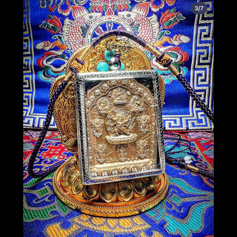  殊勝莊嚴 千種聖物印製金  普巴金剛總集   庇護身心嘎屋