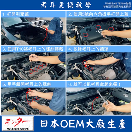 日本 夢思達 TOYOTA RAV4 2008-2017年 點火線圈 考耳 考爾 高壓線圈 COIL 品牌直售