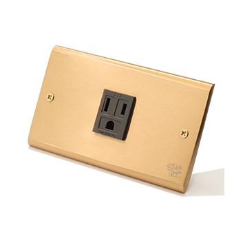 【Switchpapa】黃銅面板插座
