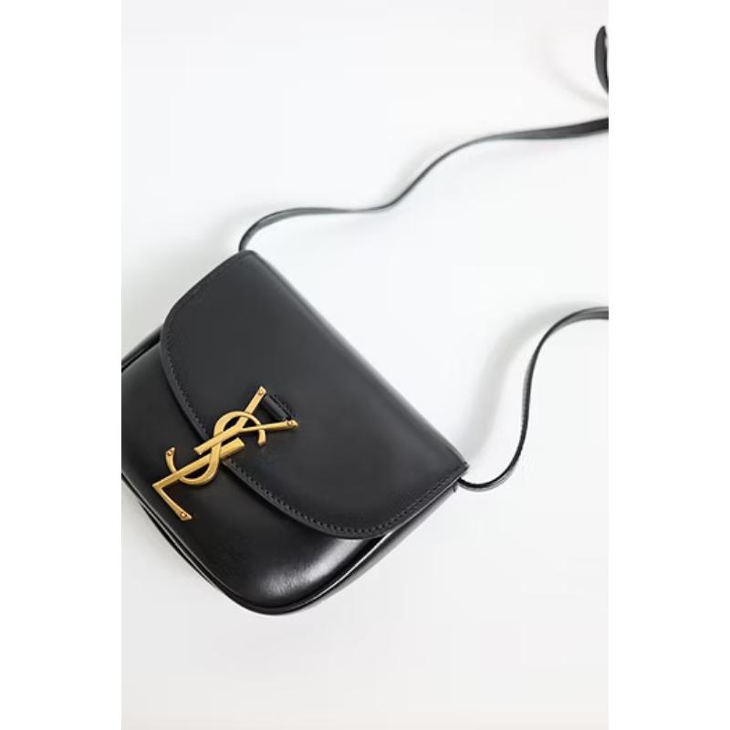 二手Ysl Kaia Small經典馬鞍包 黑金款