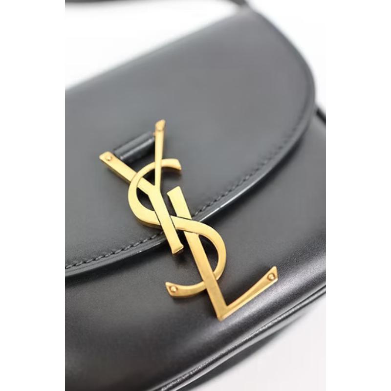 二手Ysl Kaia Small經典馬鞍包 黑金款