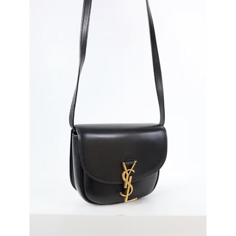 二手Ysl Kaia Small經典馬鞍包 黑金款