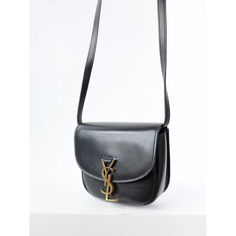 二手Ysl Kaia Small經典馬鞍包 黑金款