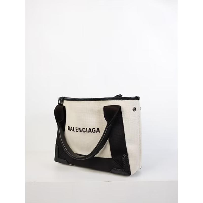 二手BALENCIAGA CABAS XS 經典拼色款