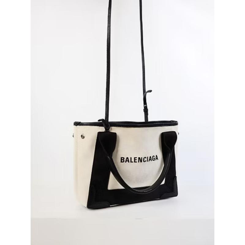 二手BALENCIAGA CABAS XS 經典拼色款