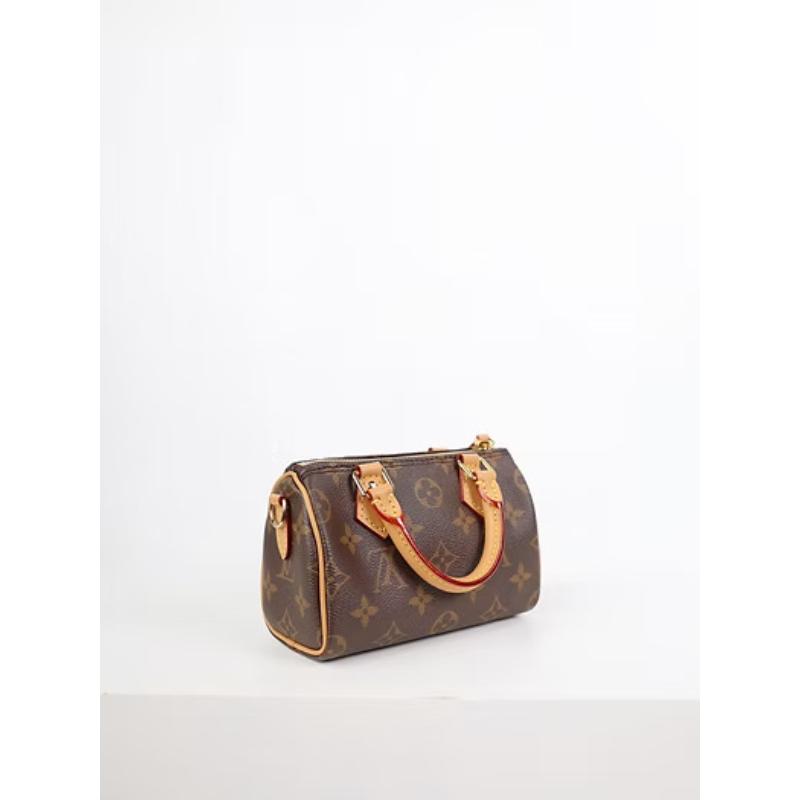 二手LV Nano Speedy M81085老花款