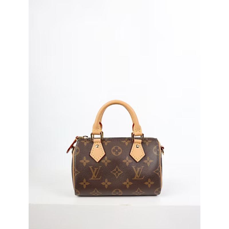 二手LV Nano Speedy M81085老花款