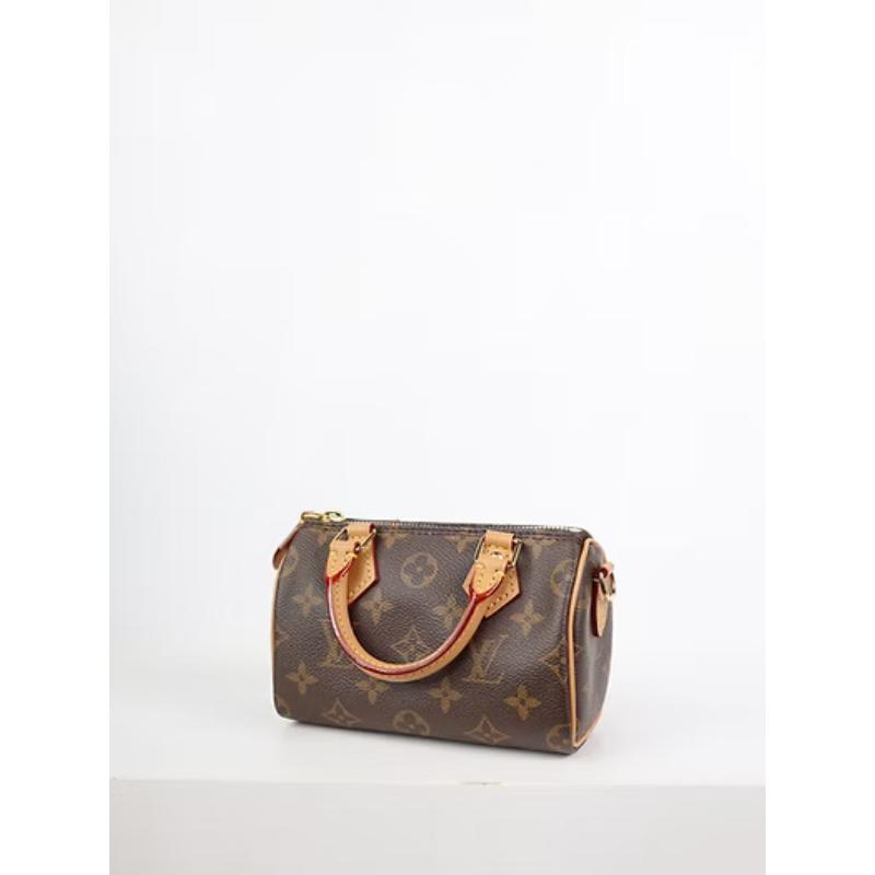 二手LV Nano Speedy M81085老花款