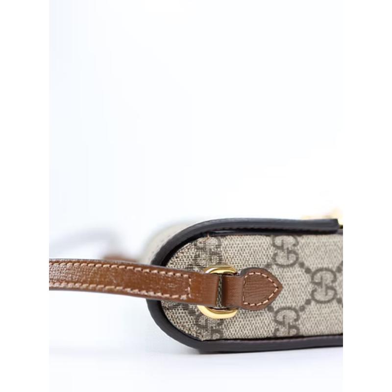 二手 Gucci 1955 手機包 經典棕色款