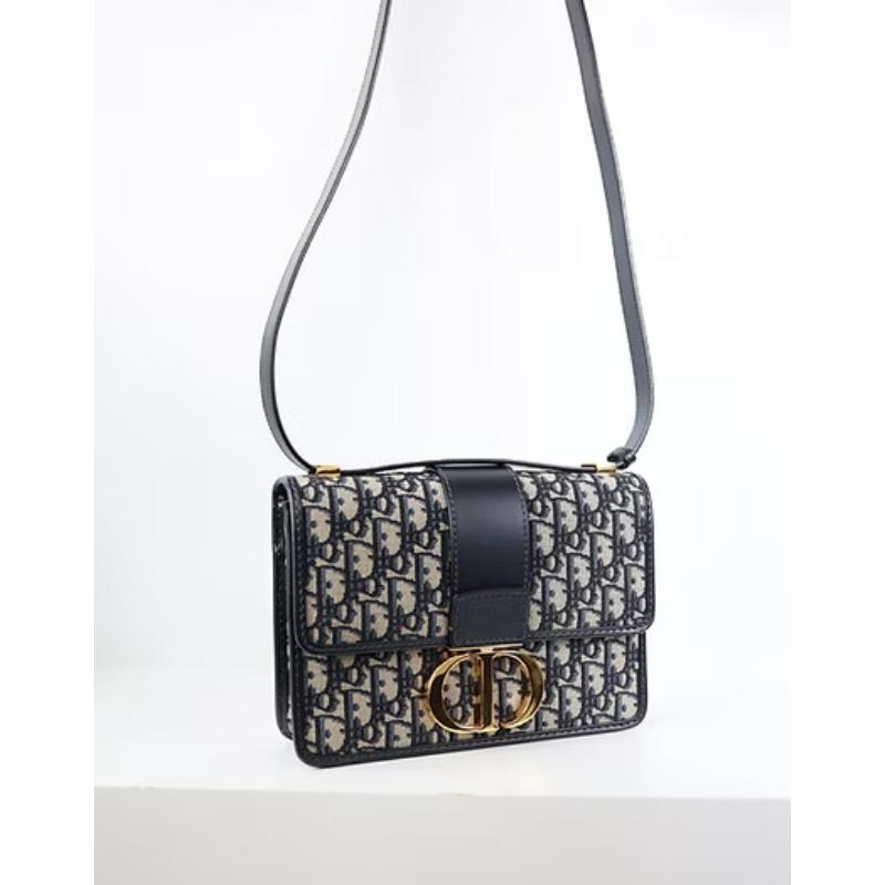 二手Dior 蒙田30刺繡老花