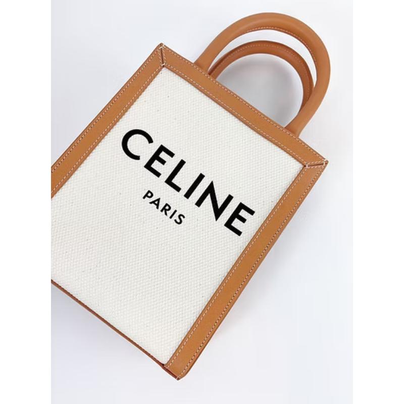 CELINE TRIOMPHE CABAS 全新 帆布拼色款