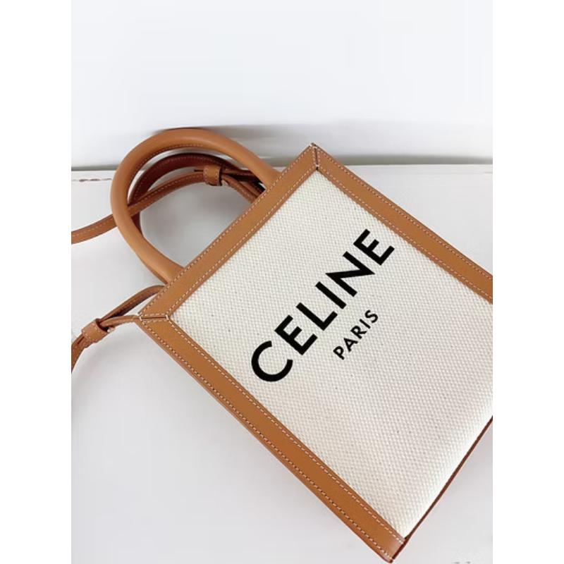 CELINE TRIOMPHE CABAS 全新 帆布拼色款