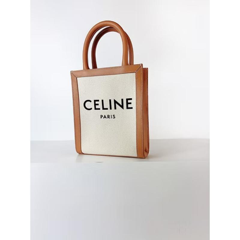 CELINE TRIOMPHE CABAS 全新 帆布拼色款