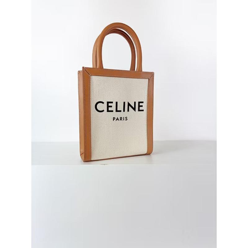 CELINE TRIOMPHE CABAS 全新 帆布拼色款