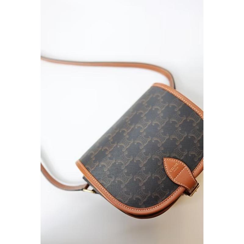 二手Celine Triomphe Folco 中號馬鞍包