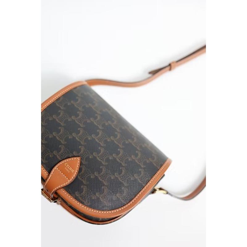 二手Celine Triomphe Folco 中號馬鞍包