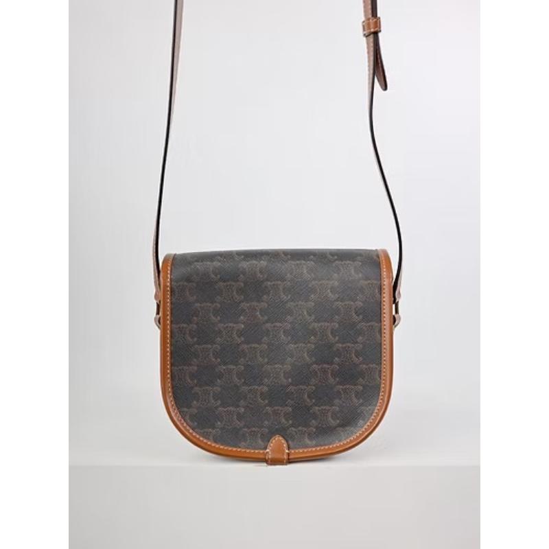 二手Celine Triomphe Folco 中號馬鞍包