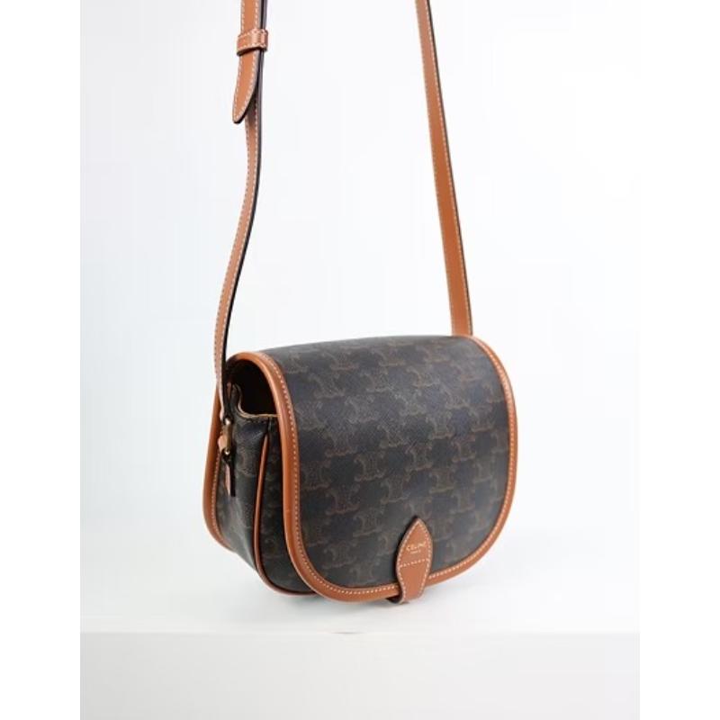 二手Celine Triomphe Folco 中號馬鞍包