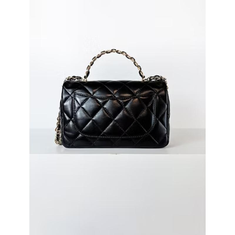 Chanel 23s Handle 經典黑金 晶片款