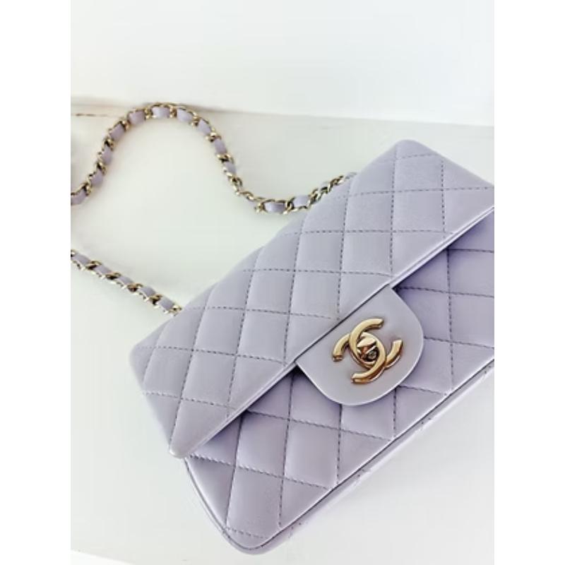 Chanel coco cf20 芋泥紫 晶片款
