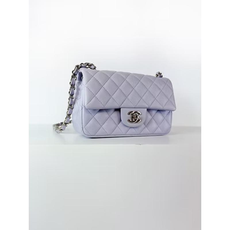 Chanel coco cf20 芋泥紫 晶片款