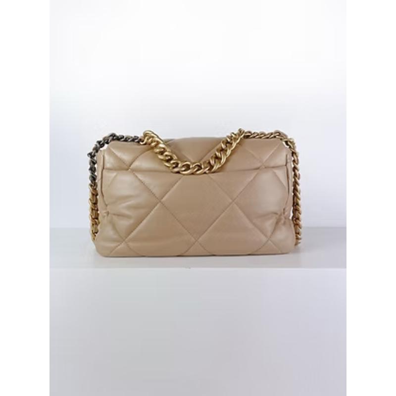 Chanel 19 Bag 米金色款