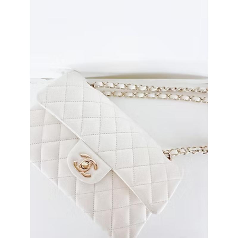 Chanel cf23 荔枝牛 奶白色 晶片款