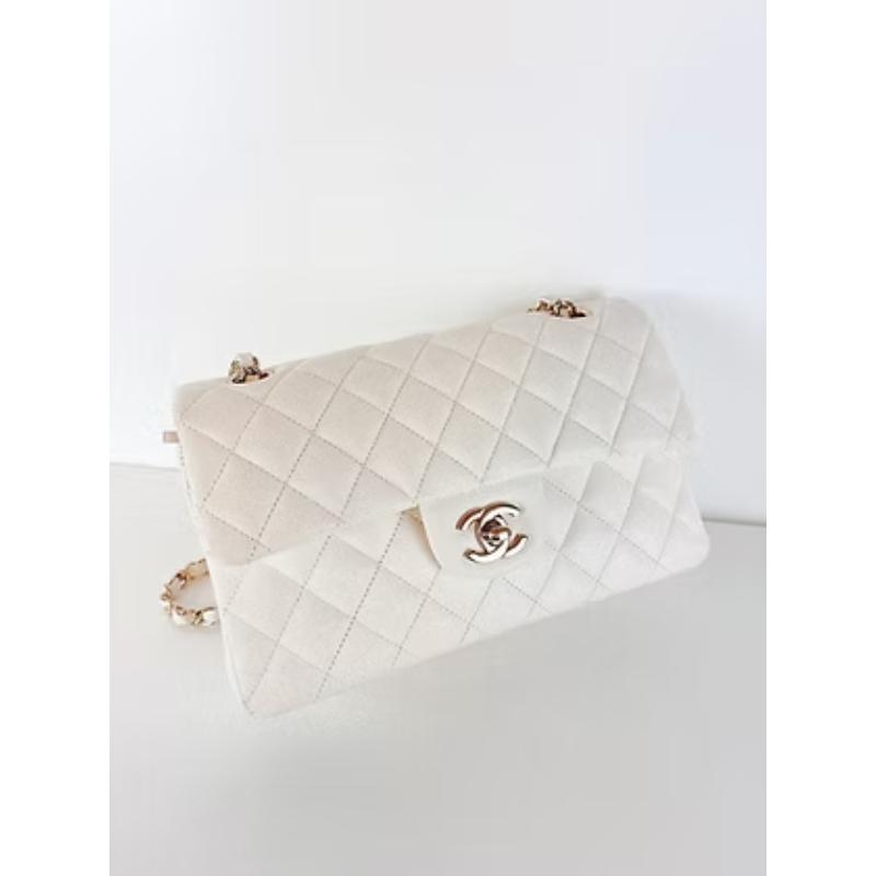 Chanel cf23 荔枝牛 奶白色 晶片款