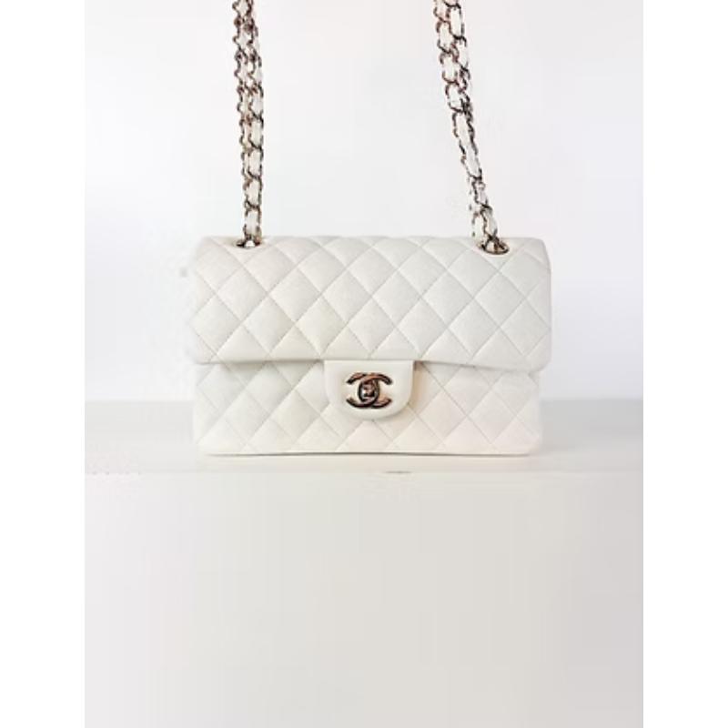 Chanel cf23 荔枝牛 奶白色 晶片款