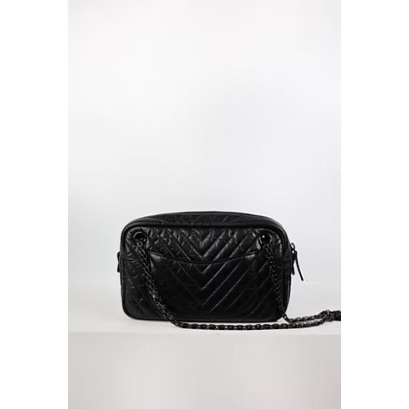 二手Chanel 2.55 So Black 相機包