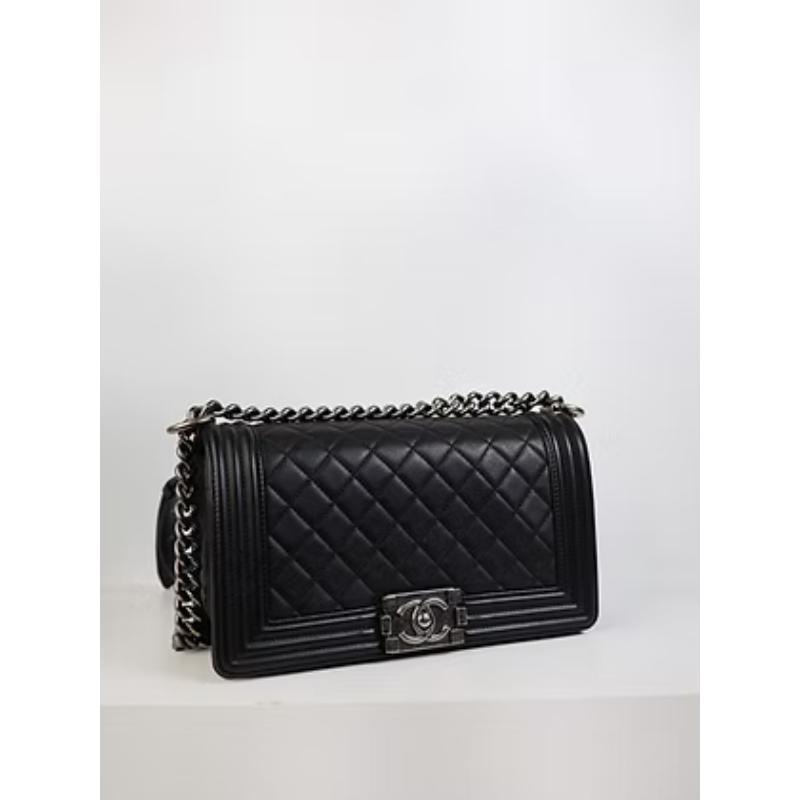 二手Chanel Boy 25復古銀釦