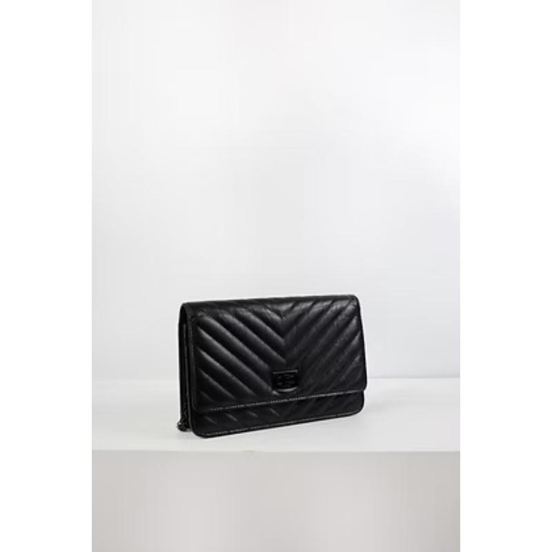 Chanel 2.55 So Black Woc 晶片款