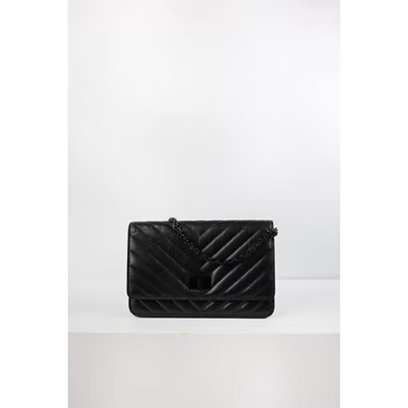 Chanel 2.55 So Black Woc 晶片款