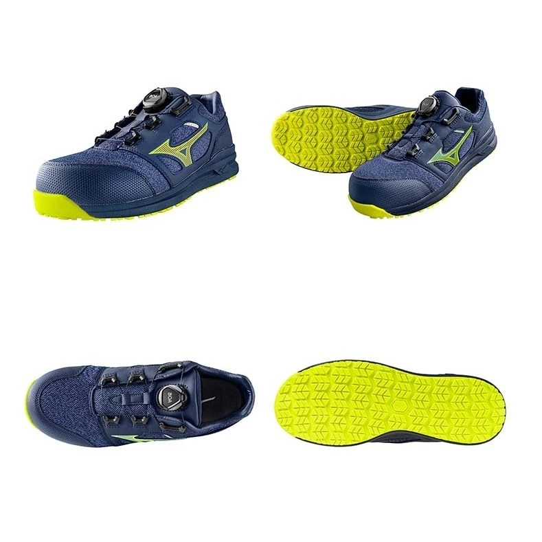 【飆破盤】MIZUNO 美津濃 安全鞋 F1GA225214 美津濃 輕量工作鞋 防護鞋 魔鬼氈款 塑鋼頭