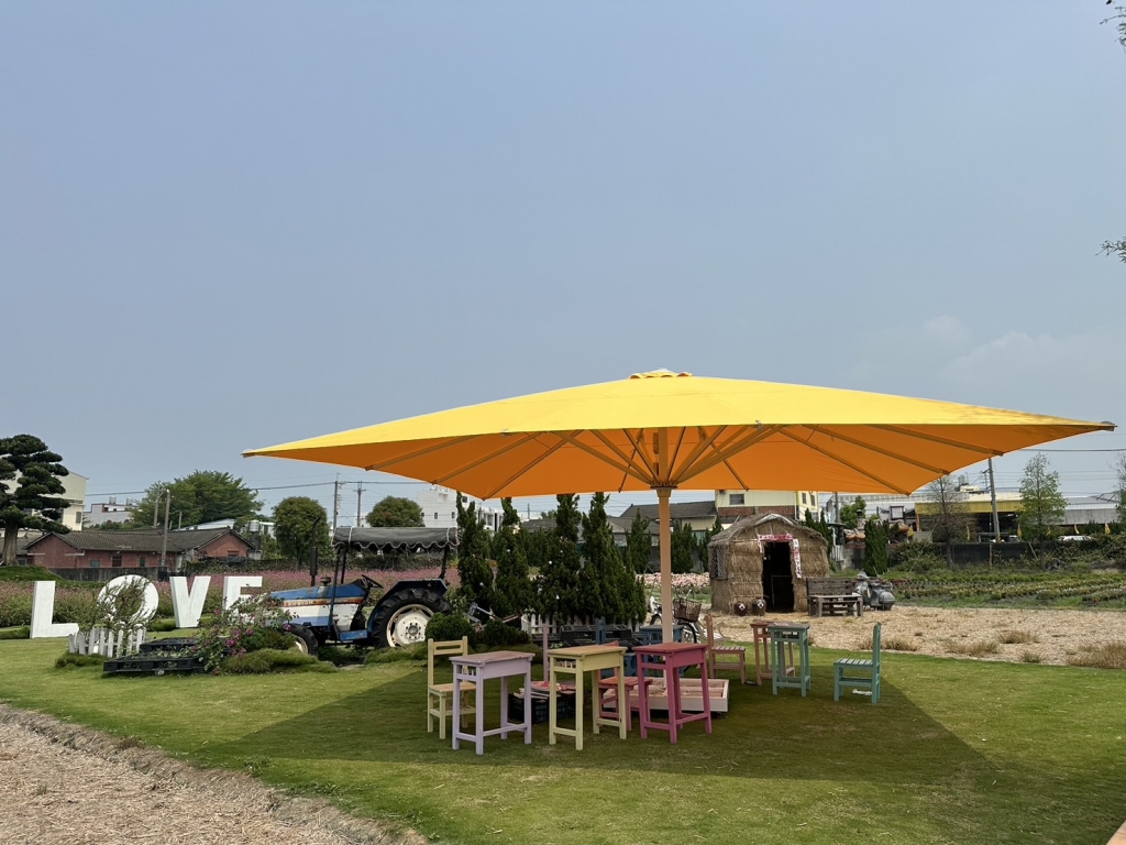 自動伸縮星空大傘