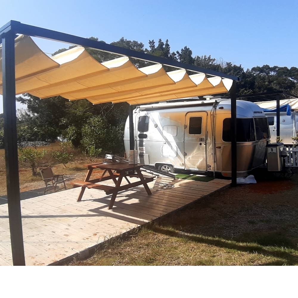 伸縮遮陽網(帆布)