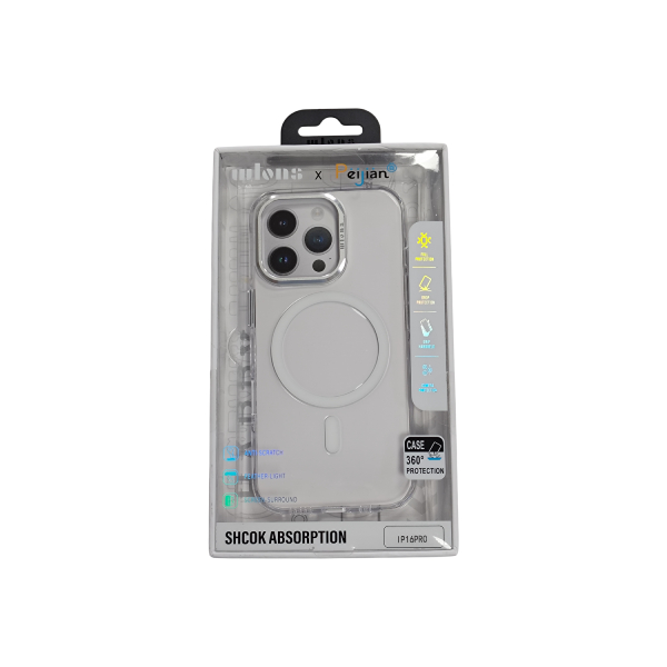 wlons iPhone 16系列 透明抗黃殼 支援megsafe