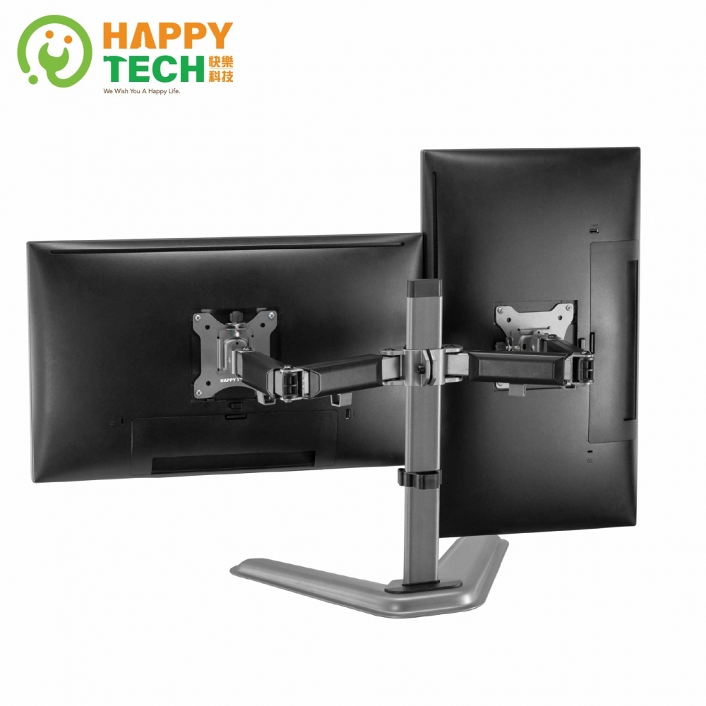 DC27-24 桌上型17~32吋 雙螢幕 雙節旋臂 液晶 電腦螢幕架 螢幕支架 置桌型