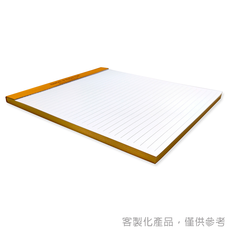 燙金邊便條本_插畫家客製化燙金邊上翻便條本