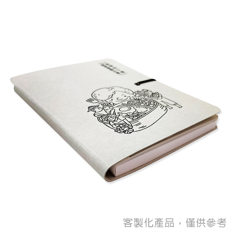 縫線筆記本_國內知名大學客製化清水模封面縫線筆記本