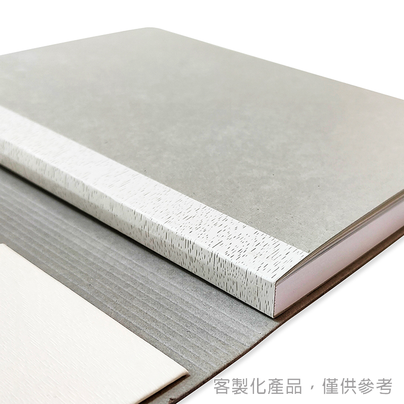 縫線筆記本_國內知名大學客製化清水模封面縫線筆記本
