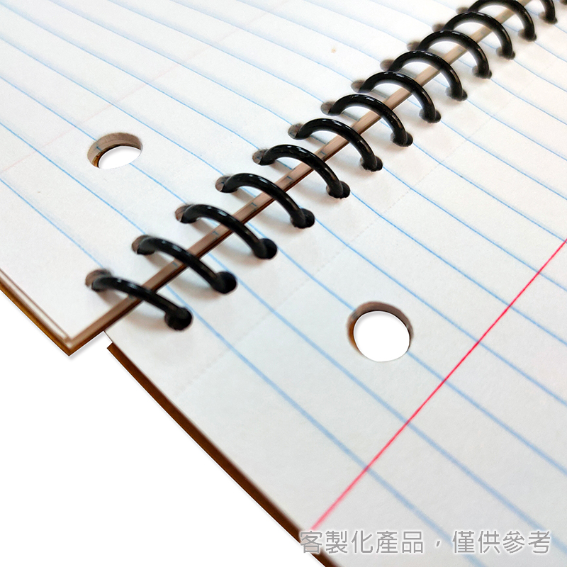 線圈筆記本_客製化牛皮紙封面單線圈筆記本