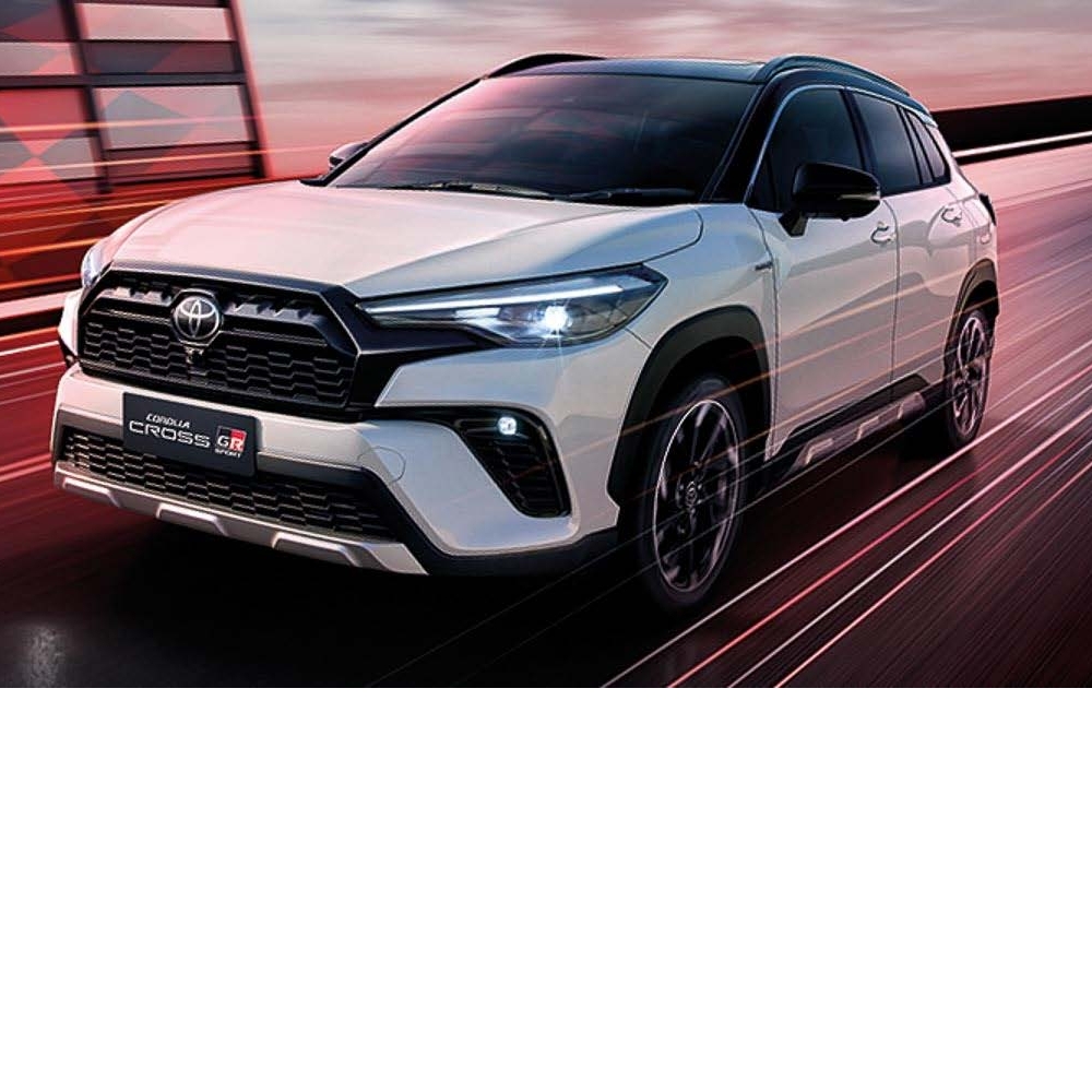TOYOTA corolla cross GR版 2024 (頂級油電版）白
