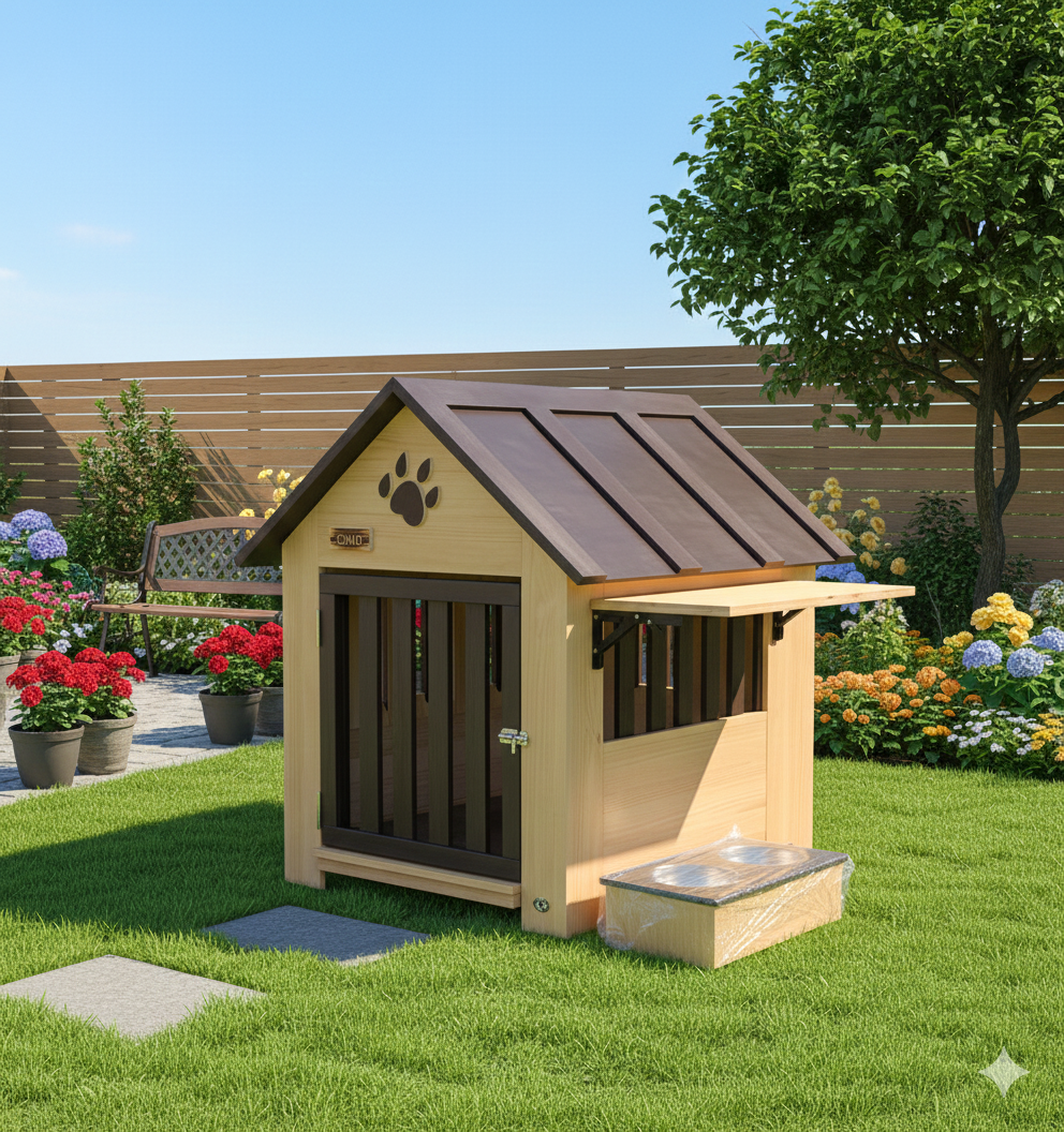 台灣犬的最好狗屋-狗屋設計