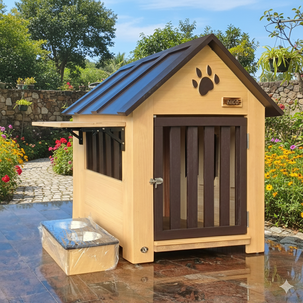 台灣犬的最好狗屋-狗屋設計