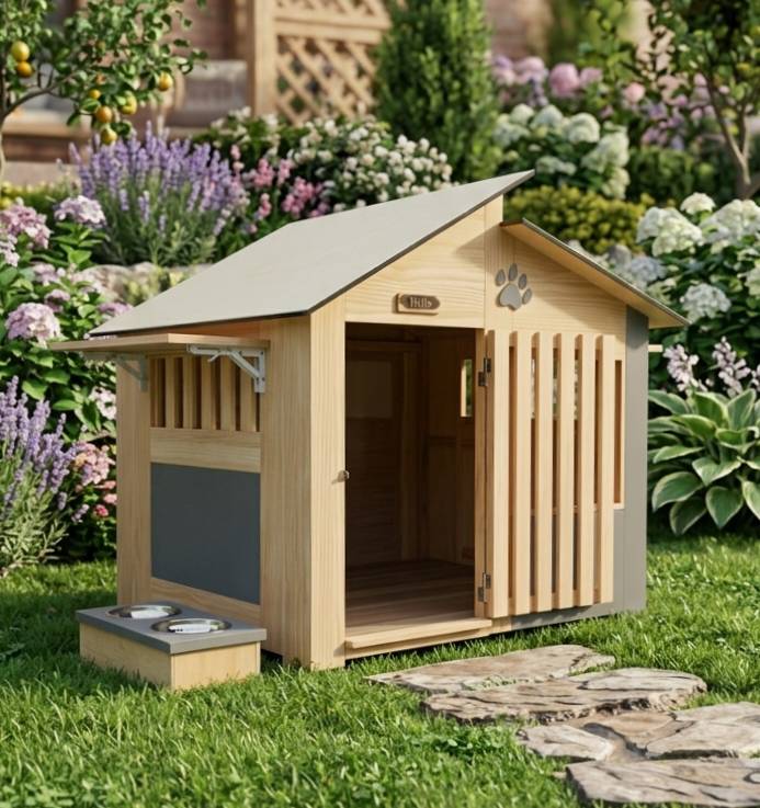 大型木製台灣犬狗屋