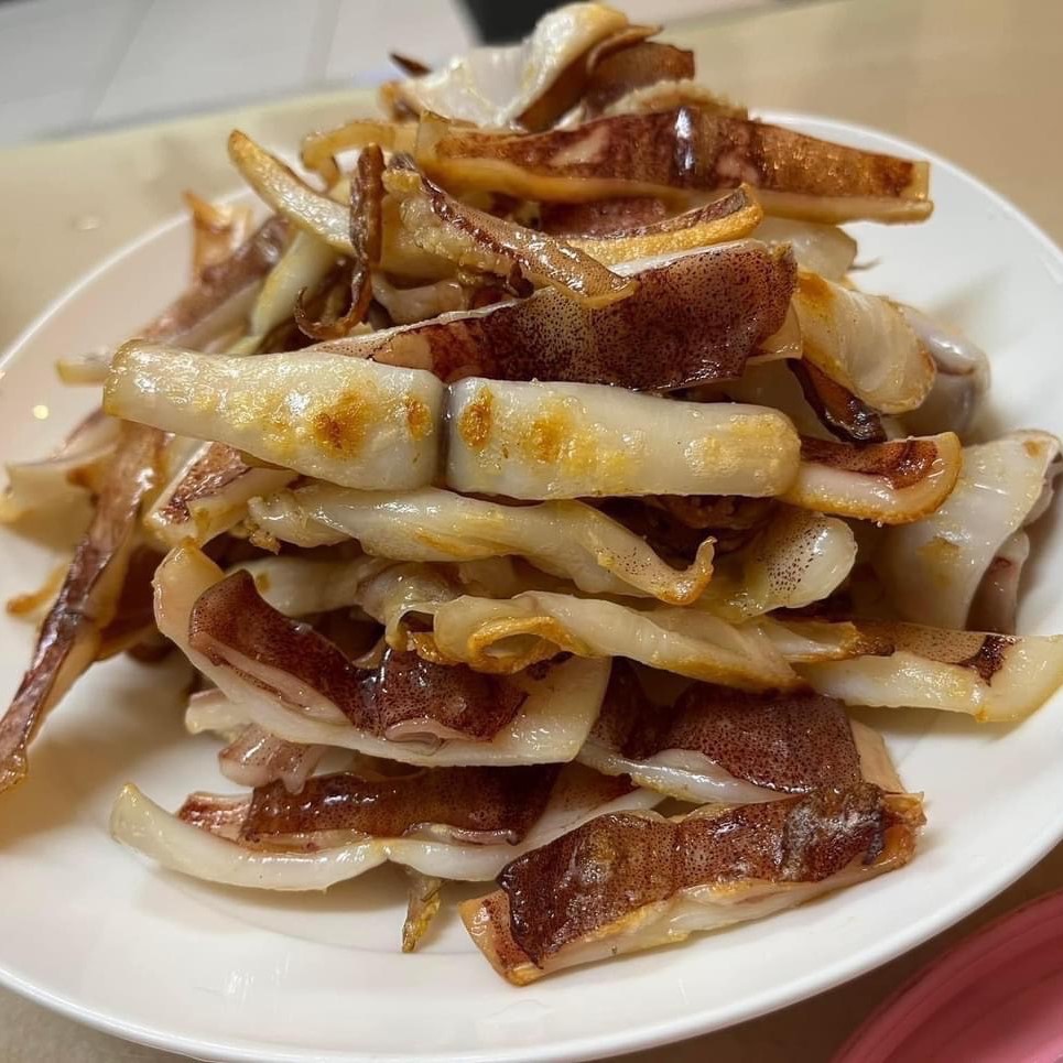 澎湖小管一日干曬