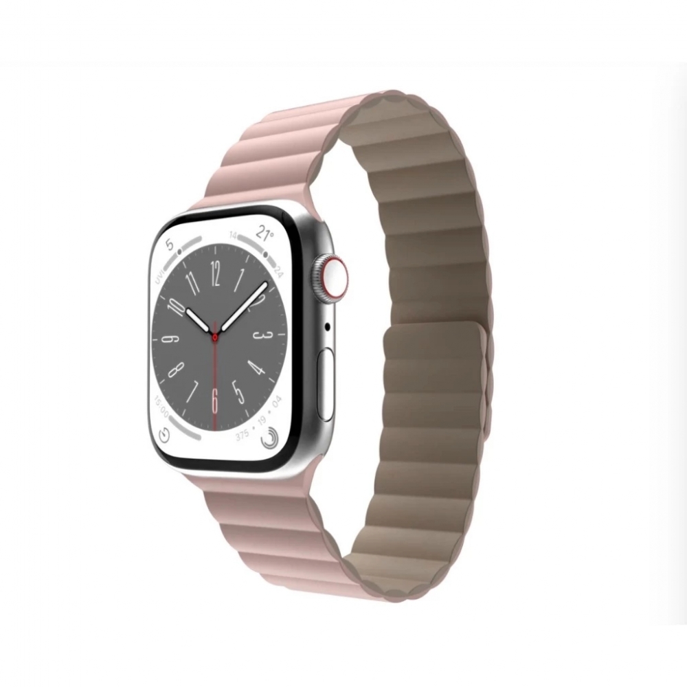 MAGEASY Apple Watch Skin 防水磁吸矽膠錶帶 Ultra/S10/9/8/7/6/5/4/3